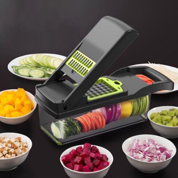 12 In 1 Manual Vegetable Chopper Kitchen Gadgets Food Chopper Onion Cutter Vegetable Slicer